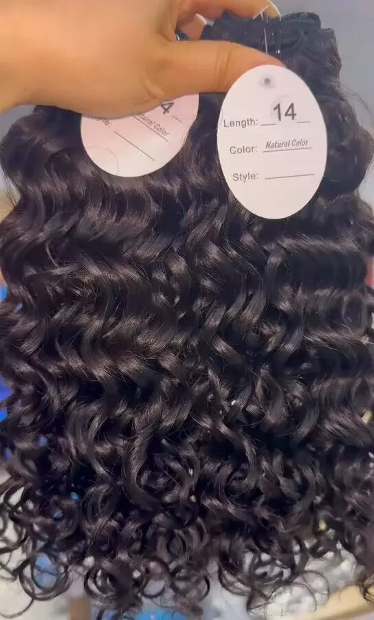 Indan Wavy Curl Human Hair Bundles 30 Inch Raw Vietnamese Hair Virgin Straight Kinky Wholesale Cuticle Aligned Hair for Women
