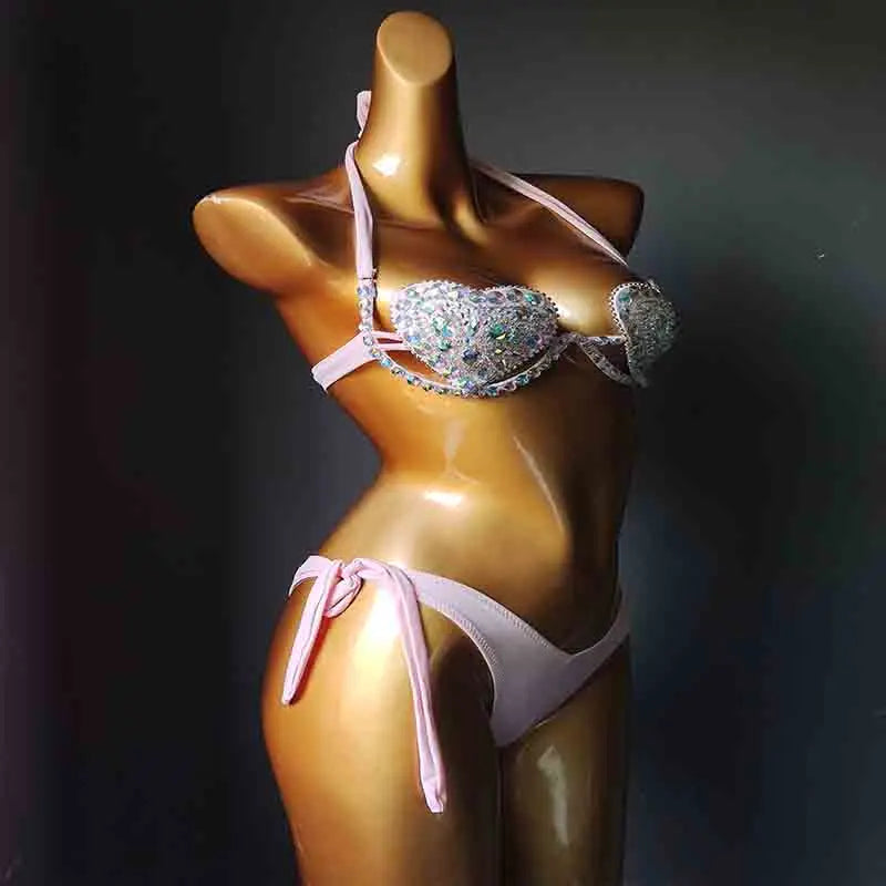 Heart Diamond Bikini
