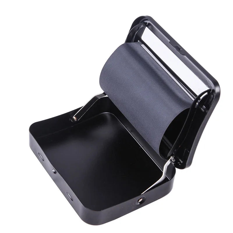 70/78mm Metal Rolling Machine Cigarette Tobacco Roller Box Cigarette Case rainbow silver Accessories