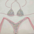 venus vacation Bandage Rhinestone Bikini
