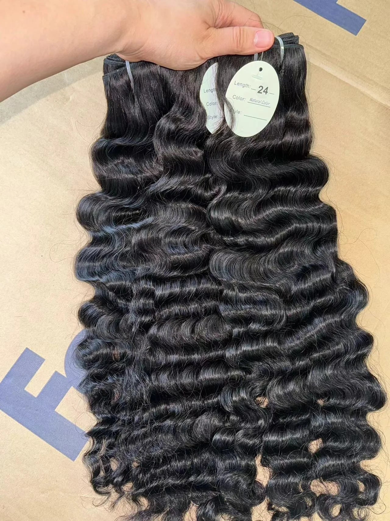 Indan Wavy Curl Human Hair Bundles 30 Inch Raw Vietnamese Hair Virgin Straight Kinky Wholesale Cuticle Aligned Hair for Women