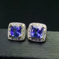 VVS Tanzanite Stud Earrings