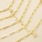 Oh Simple Initial Chain Bracelet