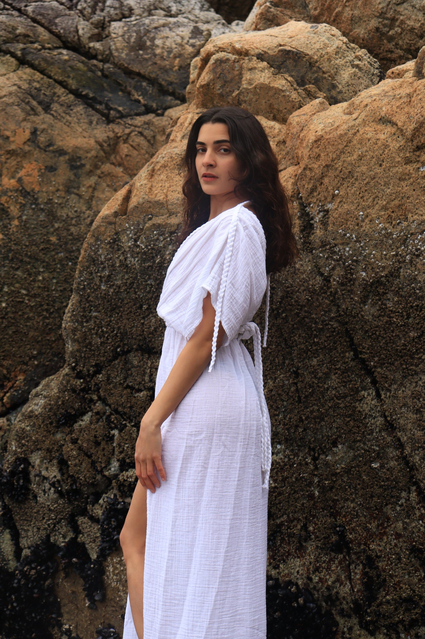 SoulVeil Boho Maxi Dress for Women • Organic Cotton Goddess Dress