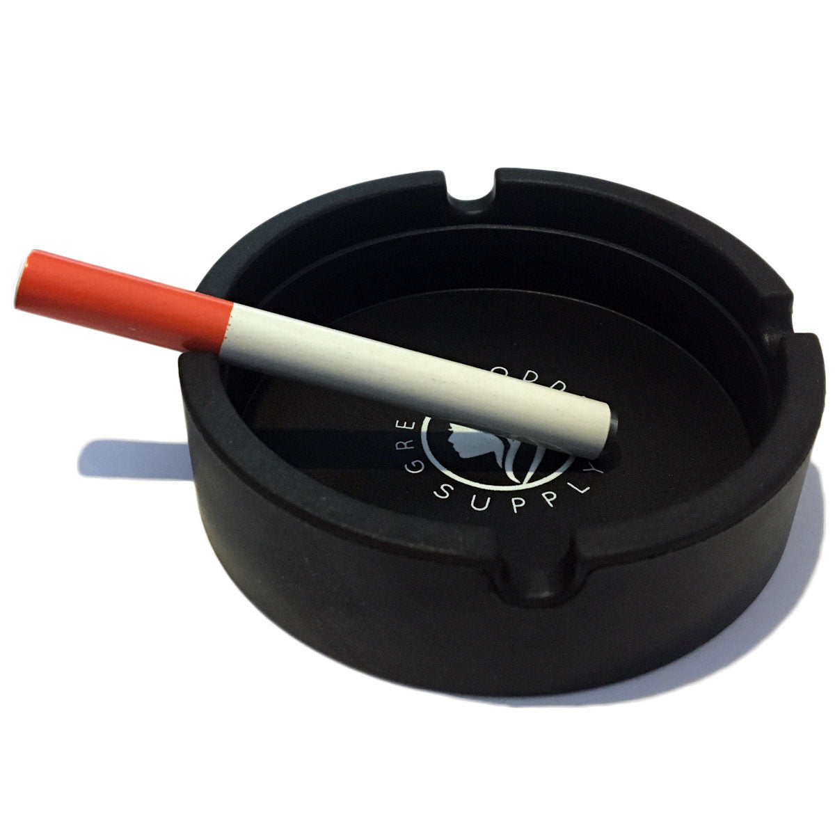 Round Silicone Ashtray - Black