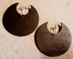 Large Crescent Moon Earrings