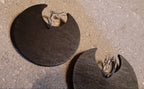 Large Crescent Moon Earrings