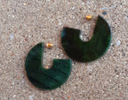 Minimalist lucite Hoop Earrings