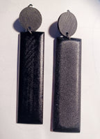 Minimalist wood clip on earrings