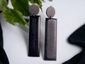 Minimalist wood clip on earrings