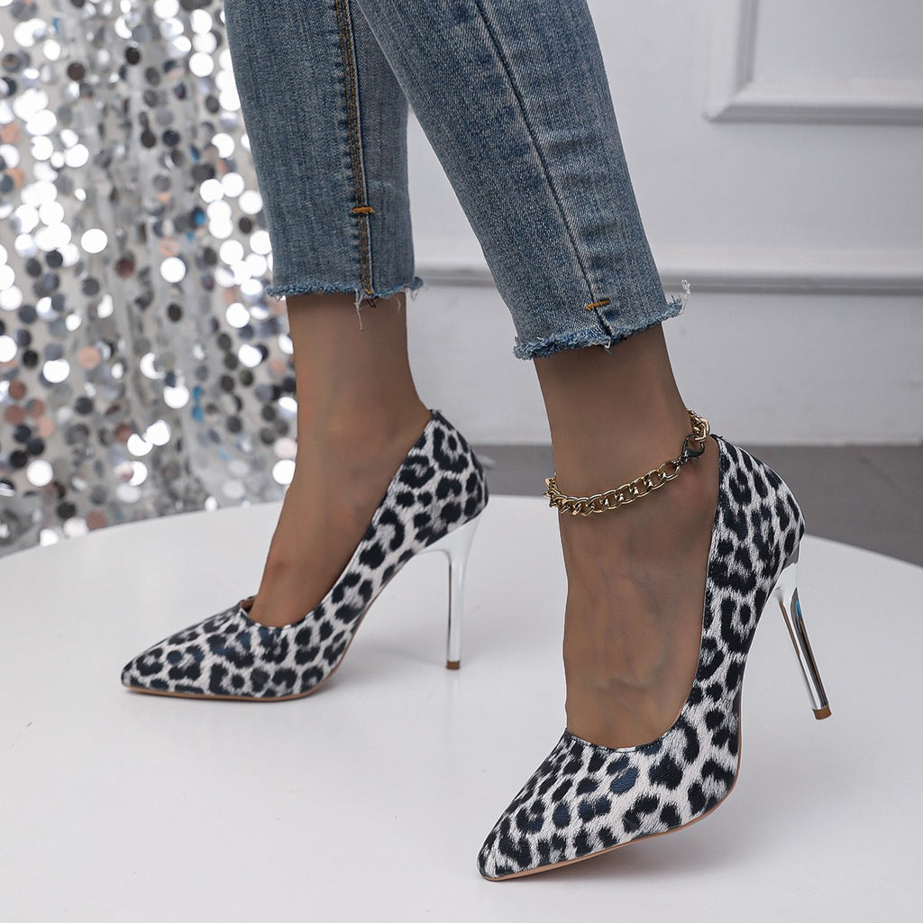 Leopard Print High Heel