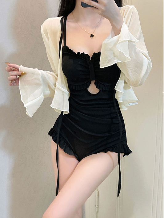 Long-Sleeved Swimsuit Set