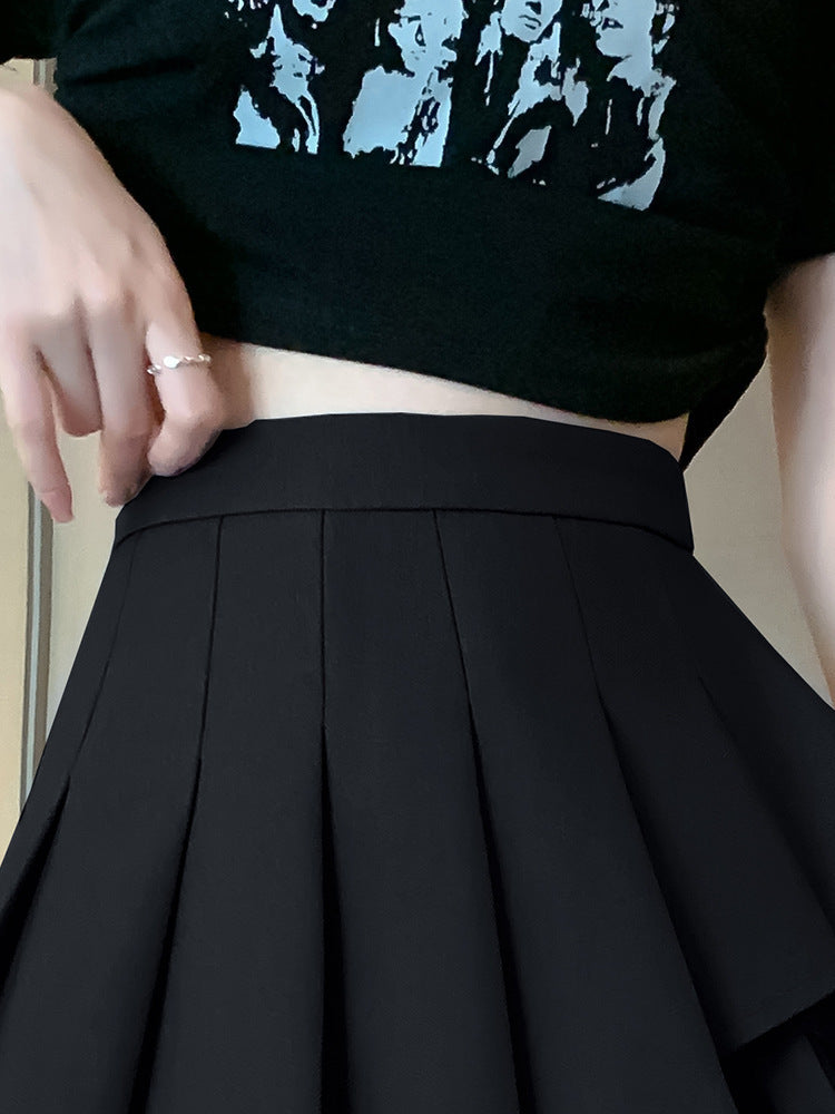 A-Line Pleated Skirt