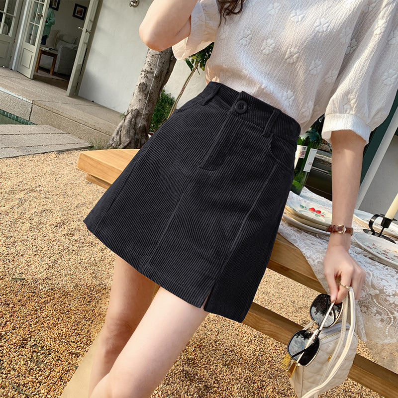 Corduroy Skirt