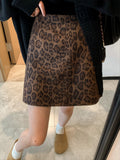 Leopard Print Skirt