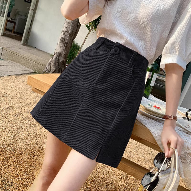 Corduroy Skirt