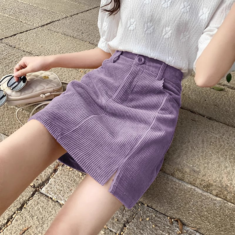 Corduroy Skirt