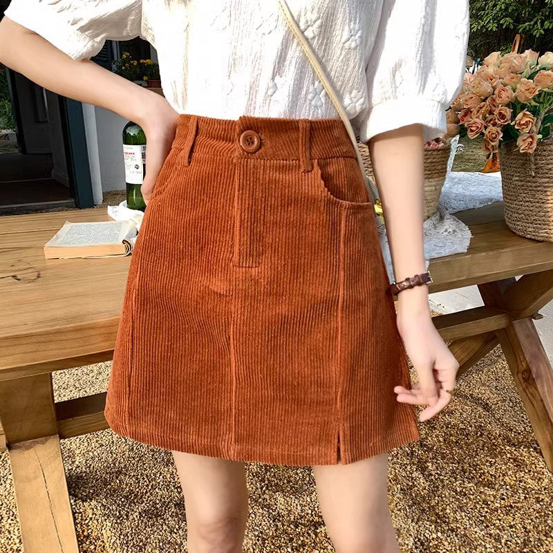 Corduroy Skirt