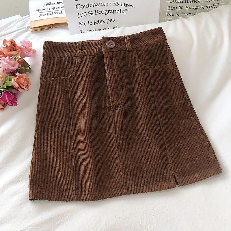 Corduroy Skirt