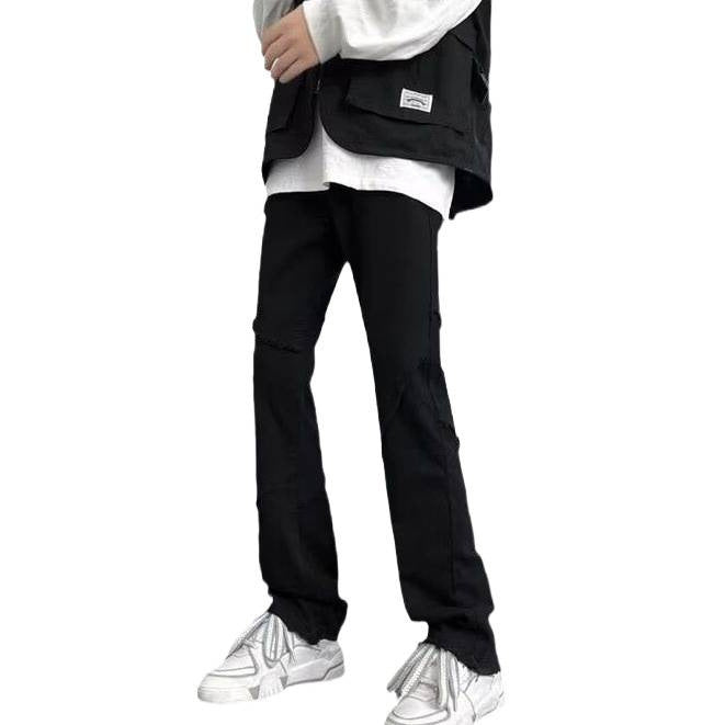 Raw Edge Design Jeans
