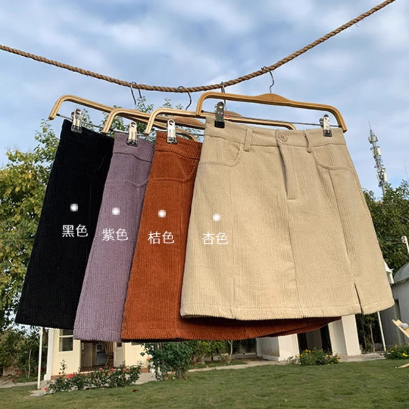 Corduroy Skirt