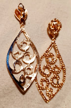 Runway Rhinestone clip on earrings