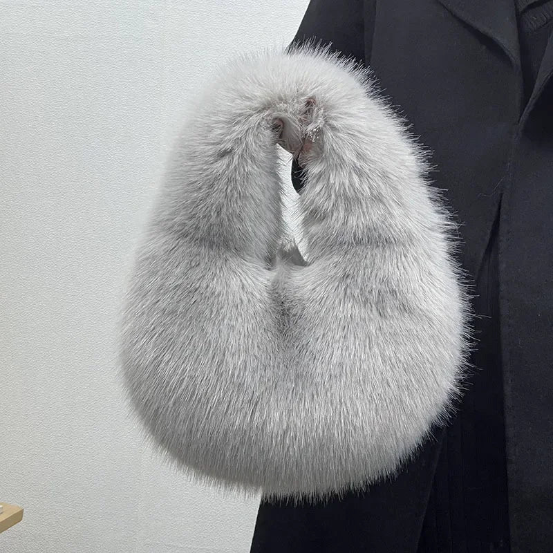 Furry Shoulder Bag