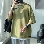 Waffle Knit Oversized T-Shirt