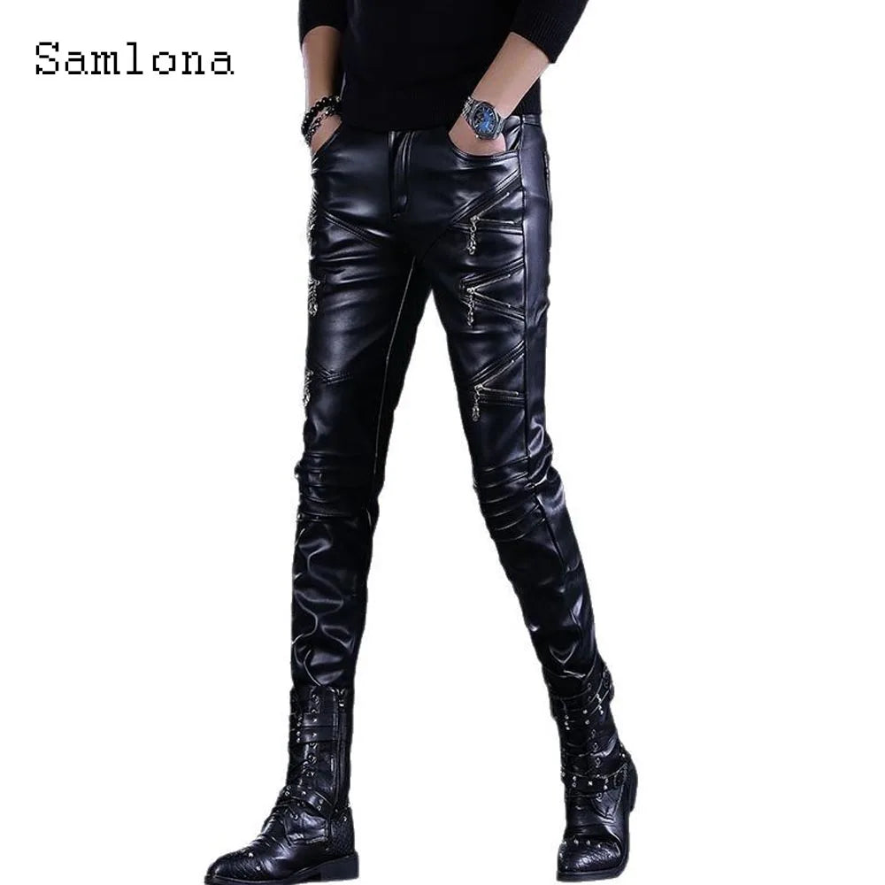 PU Leather Pants