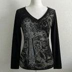 Cross Print Tee