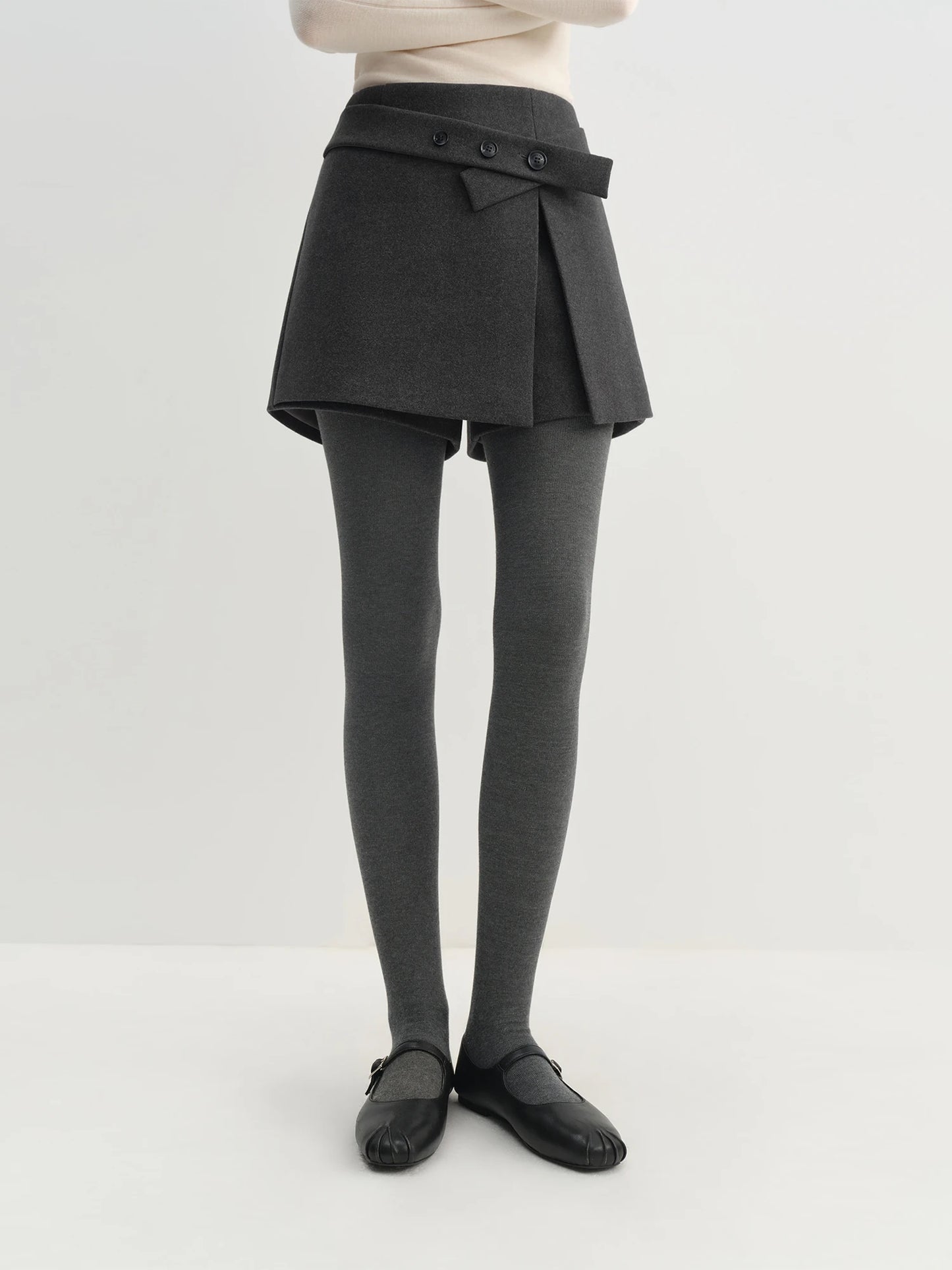 FSLE Asymmetrical Design A-Line Skirt
