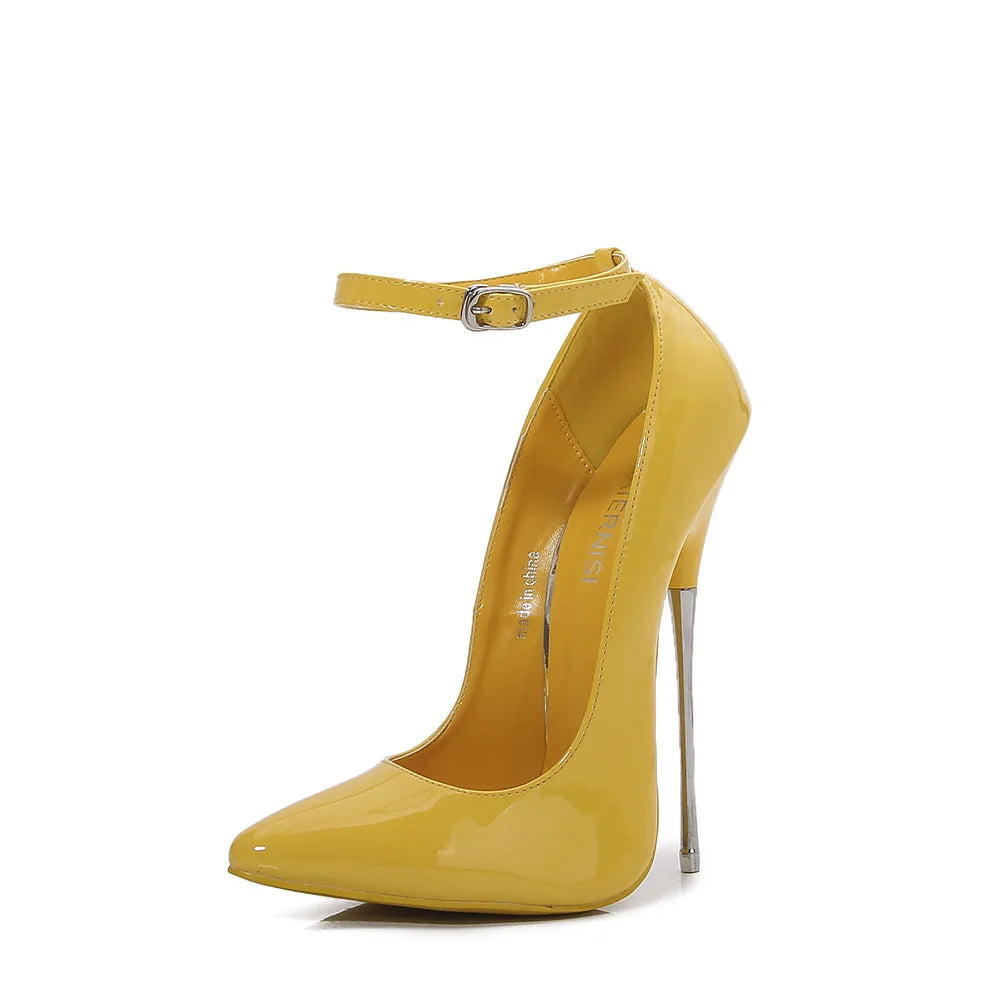Patent Stiletto Pumps