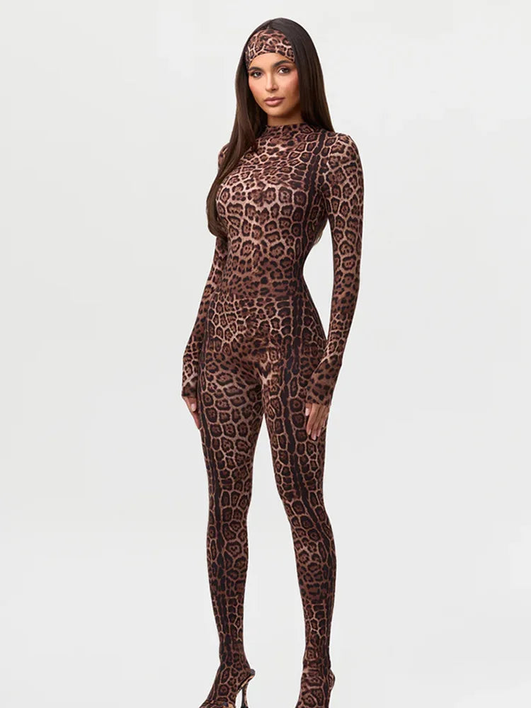 Ahagaga Leopard Jumpsuit