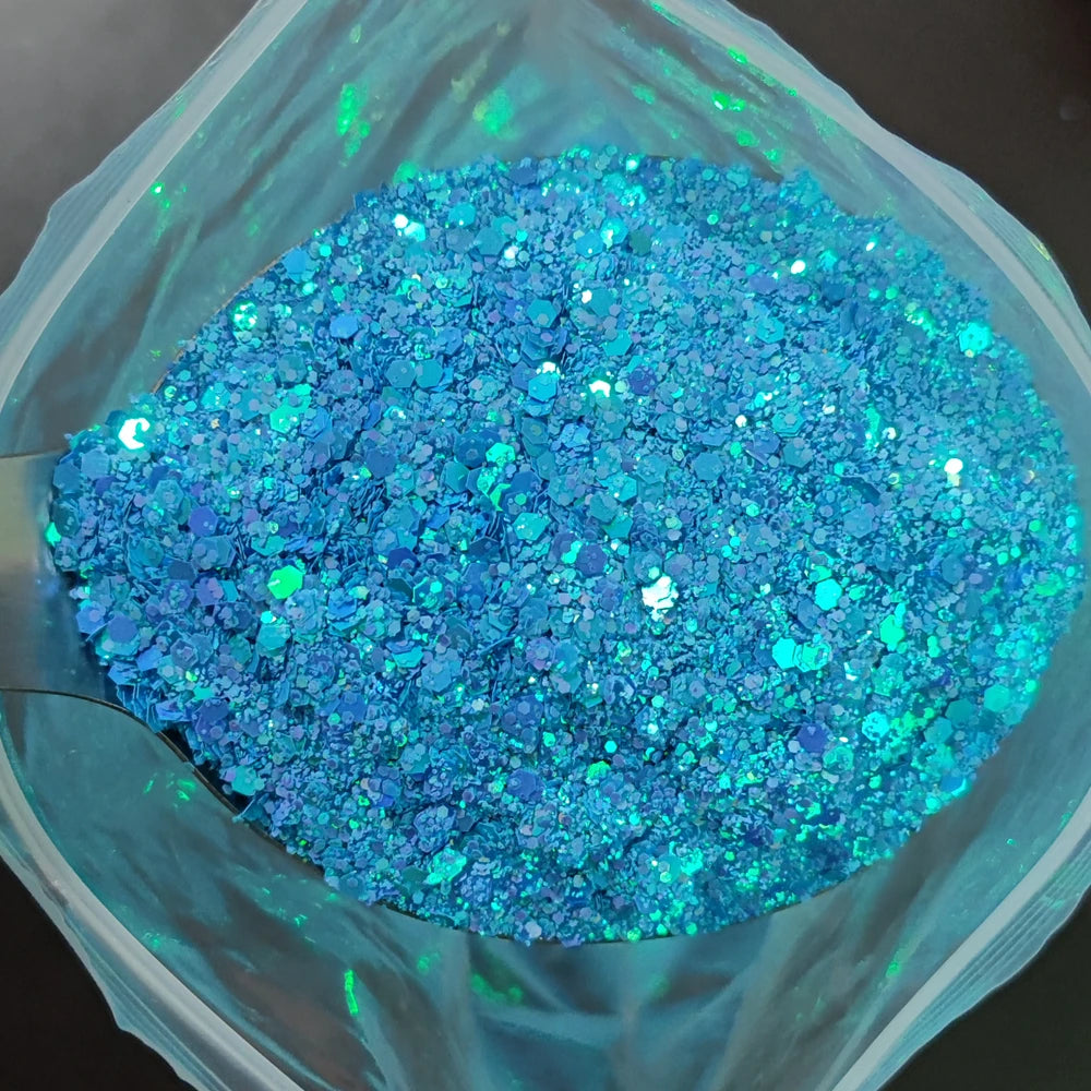 1KG Wholesale Mixed Size Holographic Nails Sequins Manicure Glitter Flakes Paillettes Nail Art Decorations Body/Face Glitter