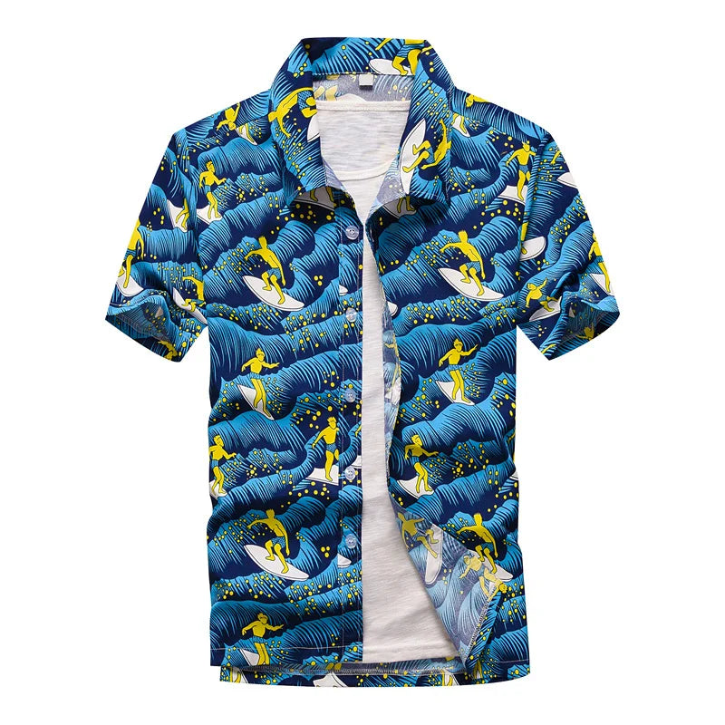 Floral Beach Pattern Shirt
