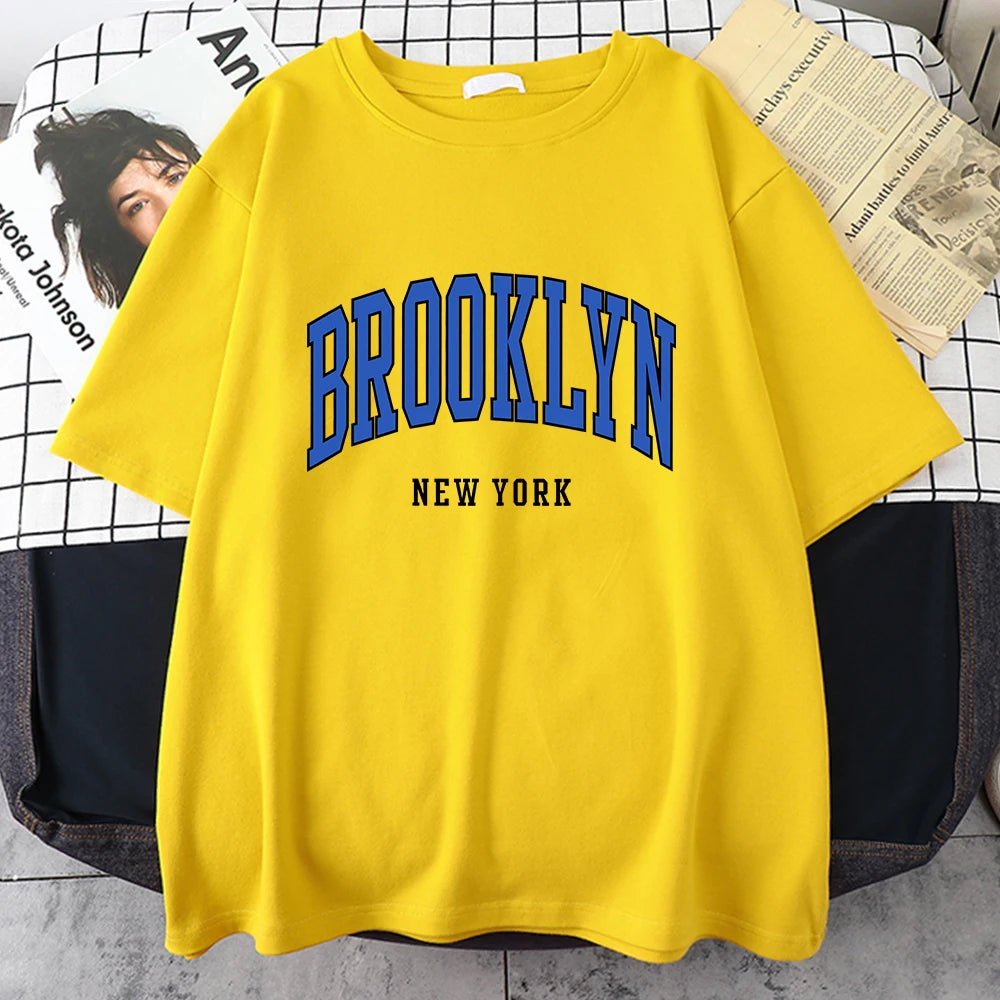 Brooklyn New York Blue Design Tee