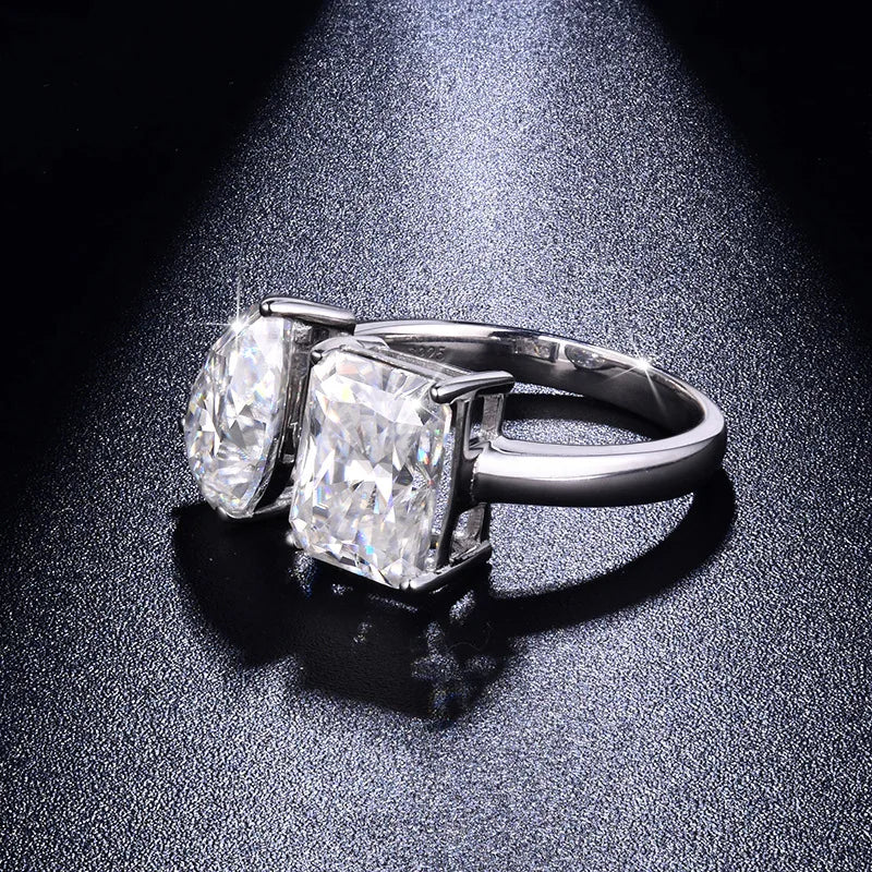 Luxury 6cttw Moissanite Ring