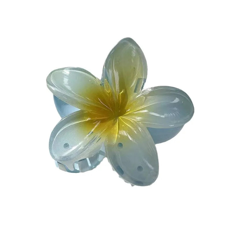 2026 New Vacation Egg Flower Hair Clips Hawaii Beach Claws Bohemian Hairpin for Girls Dopamine Y2k Hair Accessory