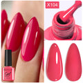 LILYCUTE 8ml Pink Dried Flower Gel Nail Polish Natural Flower Fairy Nail Art Gel Soak Off UV LED Painting Varnish For Nails DIY