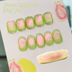 MTSSII 7ml Guava Cat Magnetic Nail Gel Polish Soft Emerald Green Nail Art Varnishes Long Lasting UV/LED Manicure for Nails DIY