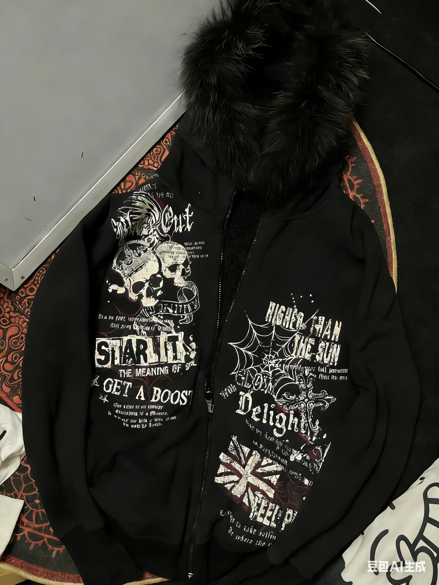 Fur Collar Hoodie