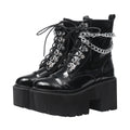 Gdgydh Chunky Heel Platform Boots