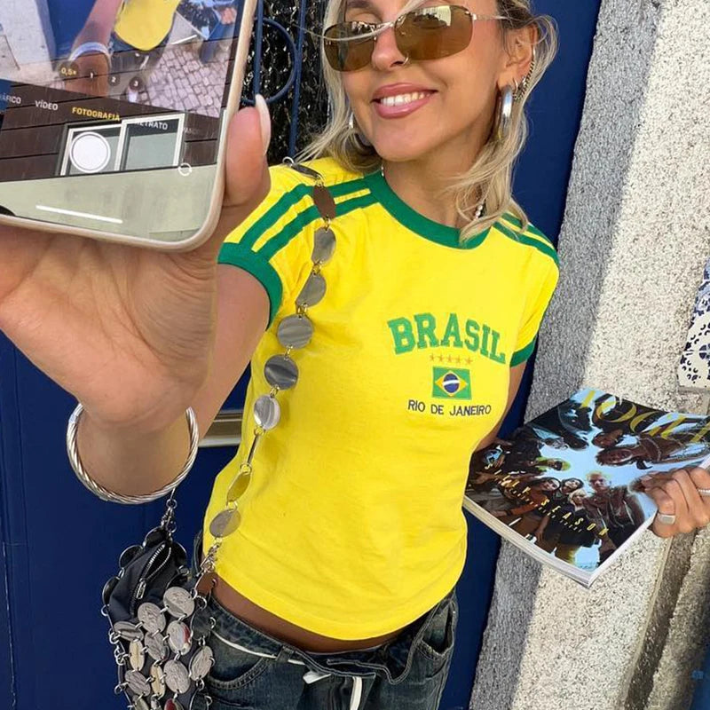 Brazil Crop Top
