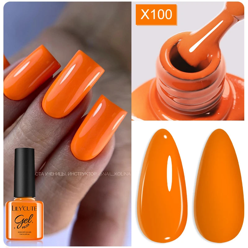 LILYCUTE 8ml Pink Dried Flower Gel Nail Polish Natural Flower Fairy Nail Art Gel Soak Off UV LED Painting Varnish For Nails DIY