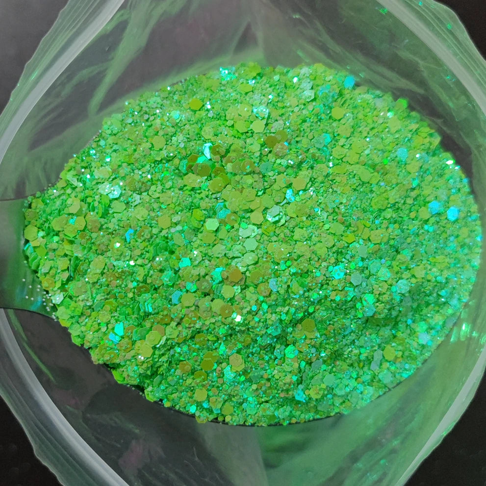 1KG Wholesale Mixed Size Holographic Nails Sequins Manicure Glitter Flakes Paillettes Nail Art Decorations Body/Face Glitter