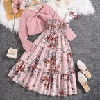 Floral Print Cami Dress Set