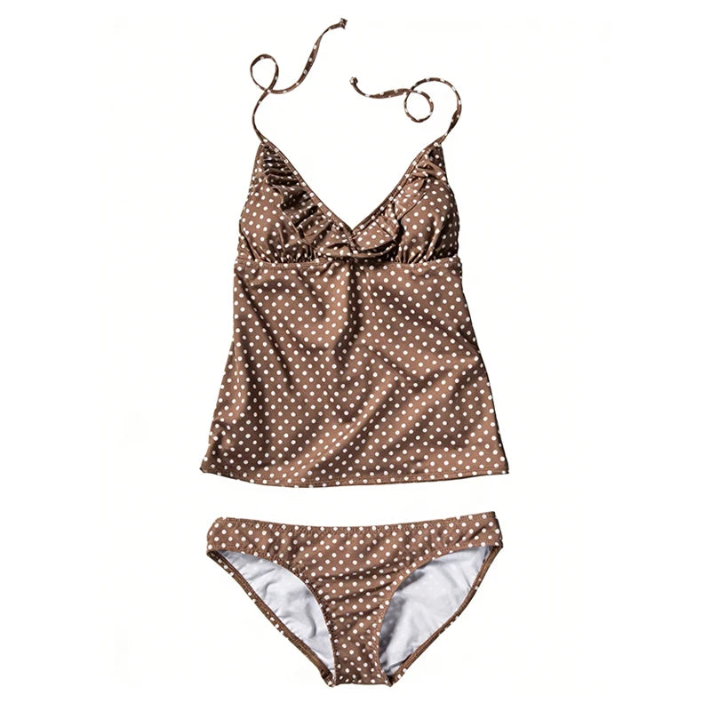 Lace-Up Bow Bikini