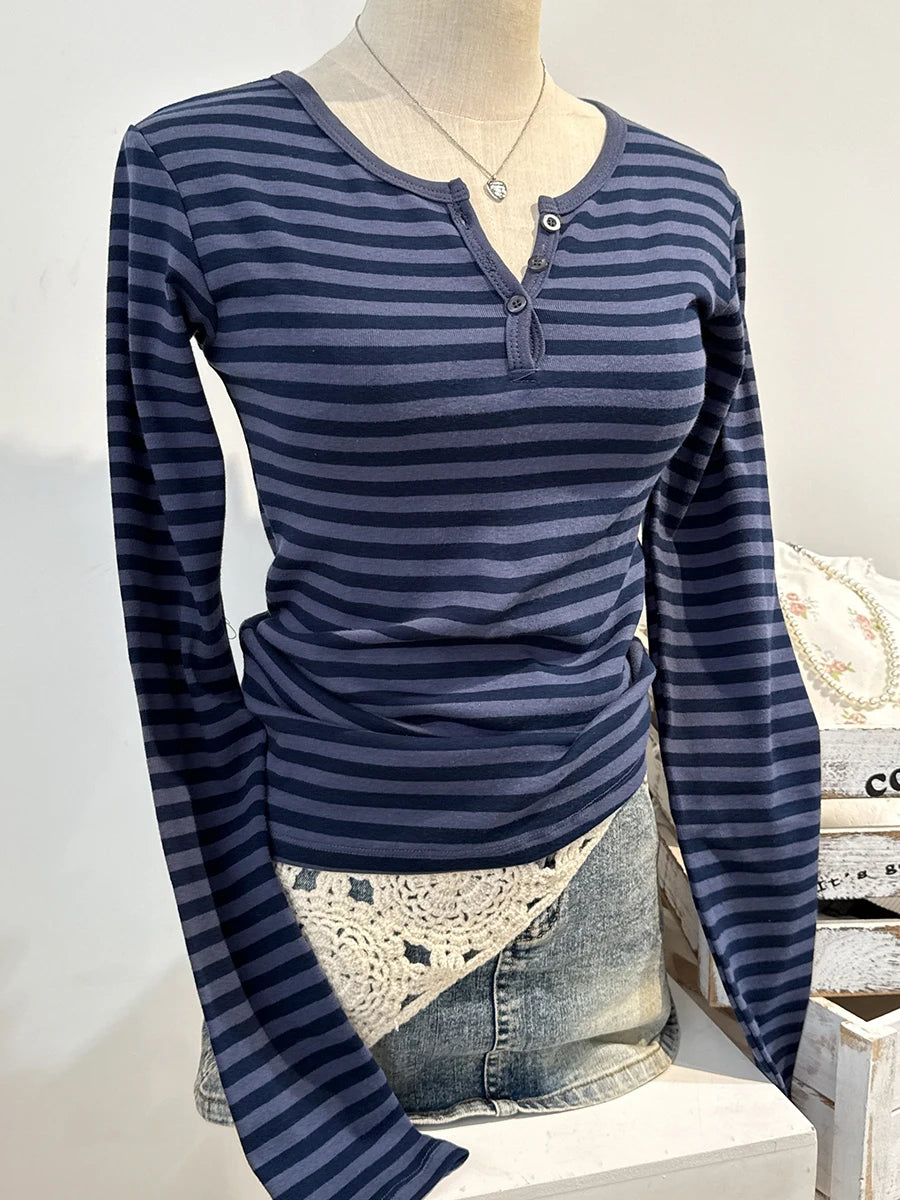Striped Long Sleeve Tee