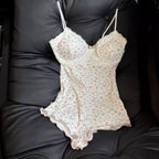 Floral Print Romper