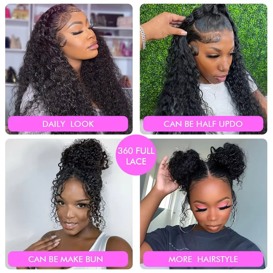 Deep Wave Frontal Wig